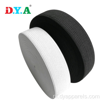 Grote stock polyester gebreide elastische band voor tailleband